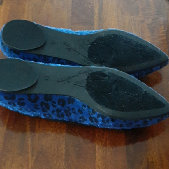 Blue leopard print flats New - Picture 3 of 3